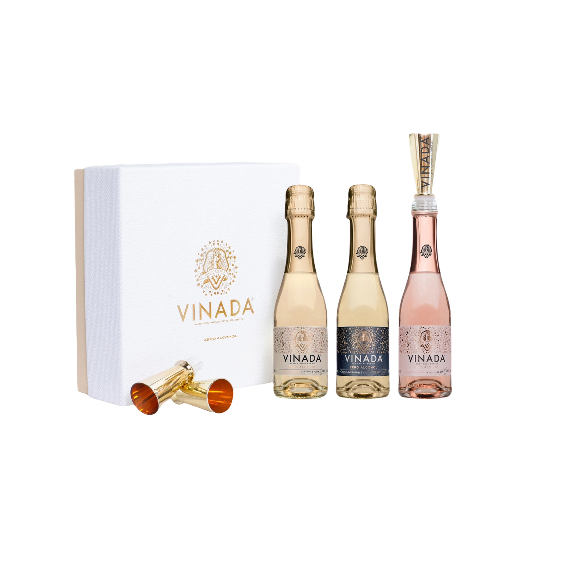 Zero Proof Vinada Sparkling Wine Sample Gift Set